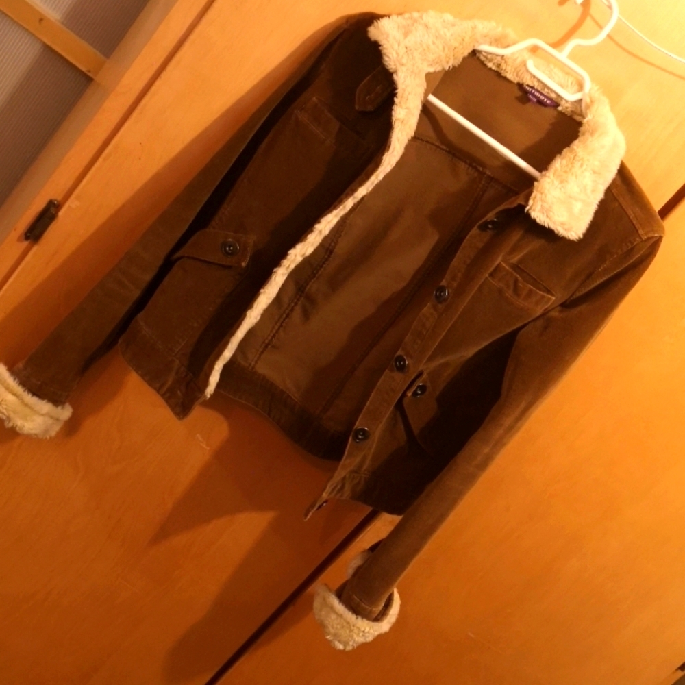 Retro corduroy jacket.